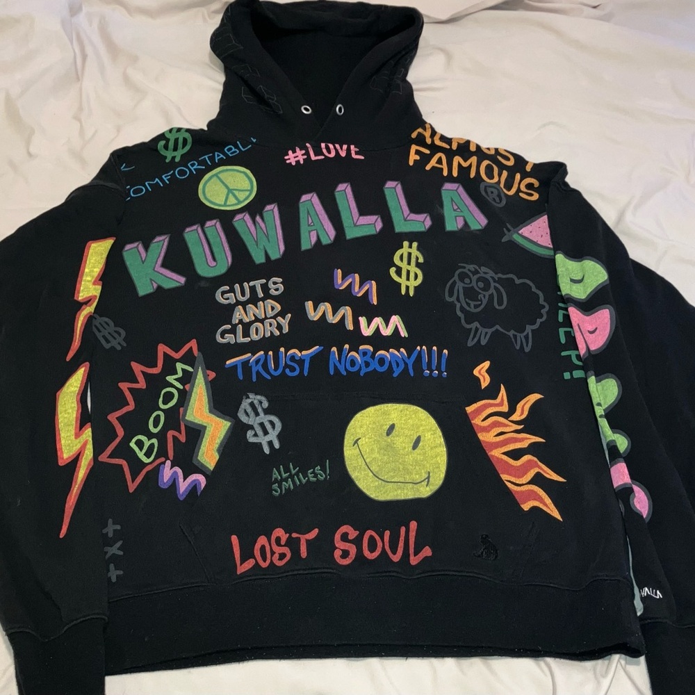 Men’s S Kuwalla Graphic Black Hoodie !Accepting Offers! Bundle Deals Available!